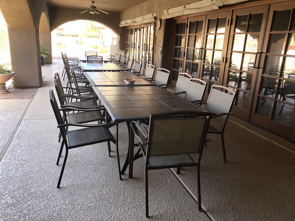 Outdoor dining
