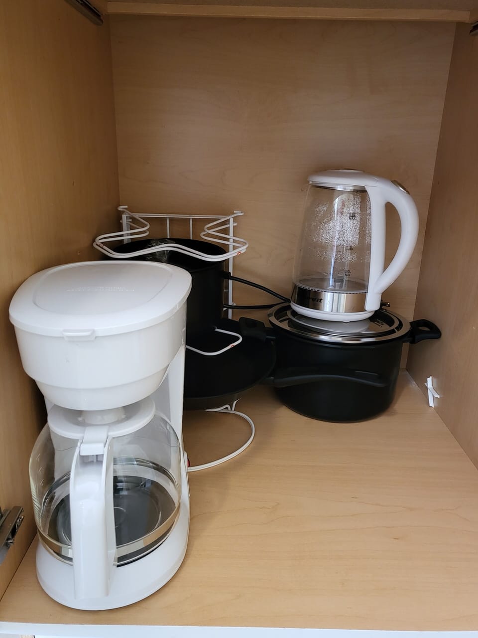 Pots. Kettle. Coffeemaker 
