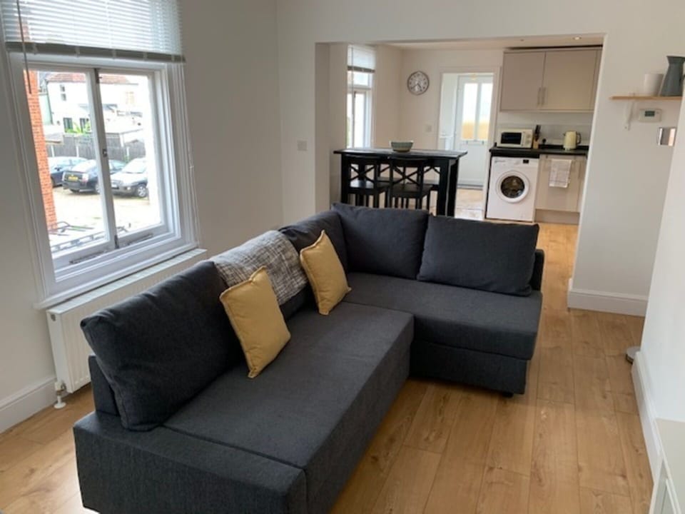 Apartment | Living room | 43-inch TV with cable channels