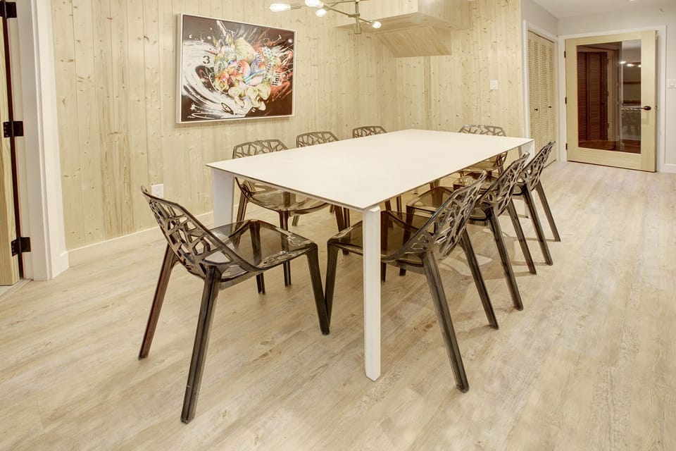 Dining room with seating for 8