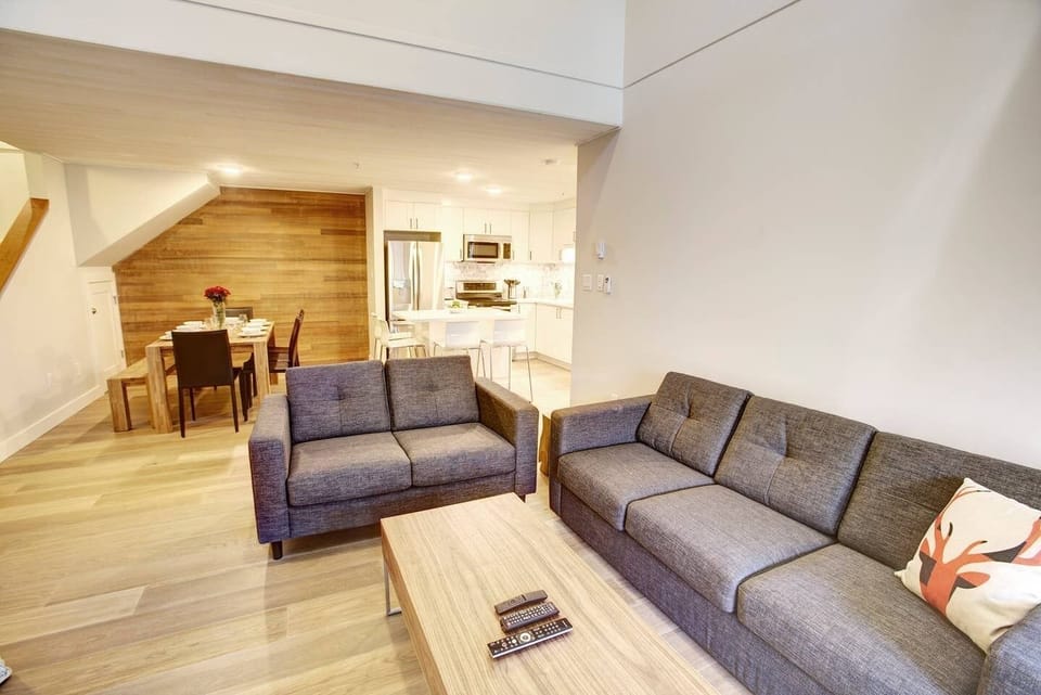Living room with sofa bed