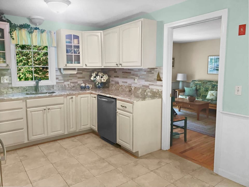 Refreshed! Fully equipped kitchen easy access to den- 30 Chatham Crest Drive Chatham Cape Cod - New England Vacation Rentals
