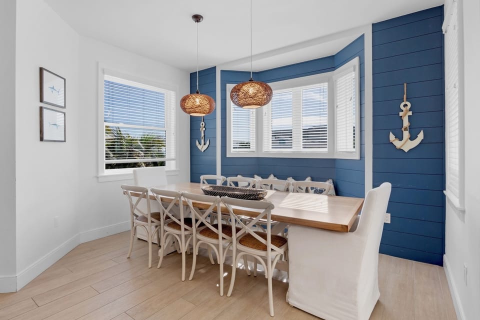 Dining table for shared meals