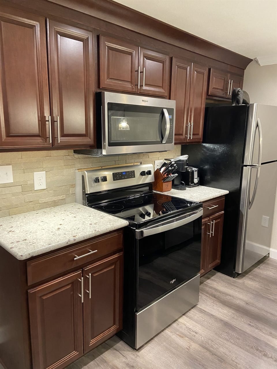 Well-stocked kitchen