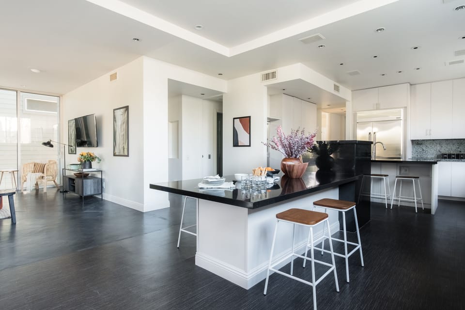 Open floor plan with plenty of space for entertaining.