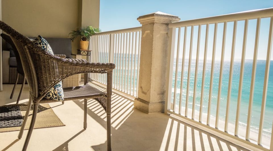 Our stunning view from the balcony.