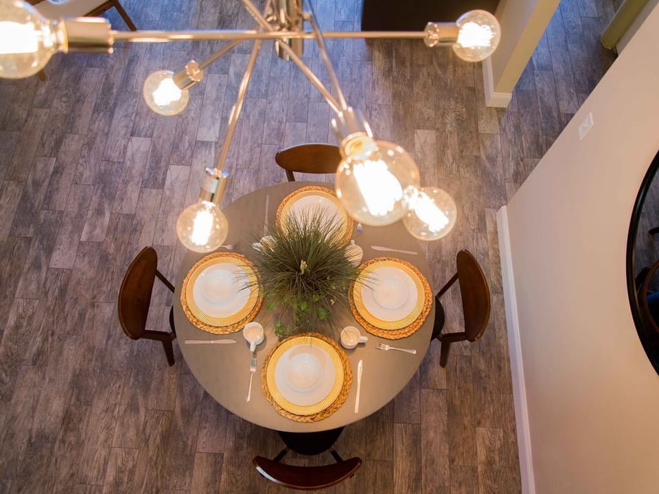 Elegant dining area