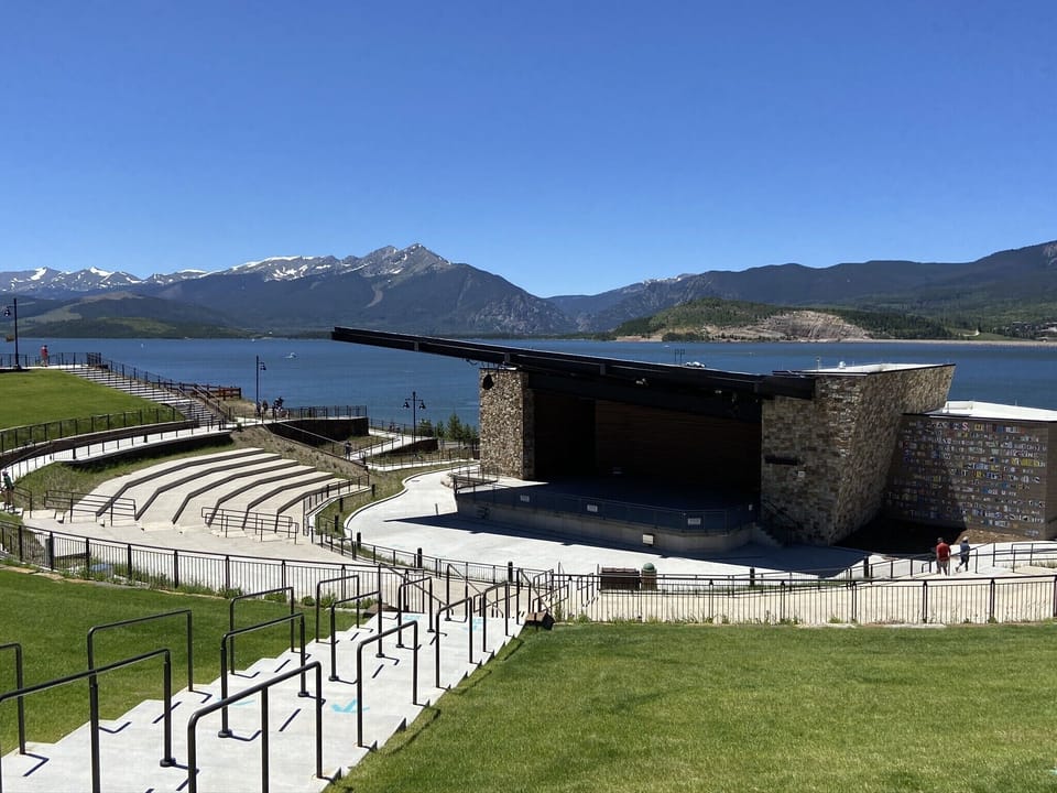 Dillon Amphitheater with free summer concerts every weekend.