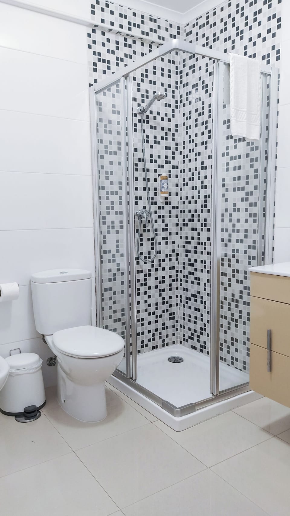 Standard Double Room | Bathroom | Shower, hair dryer, towels