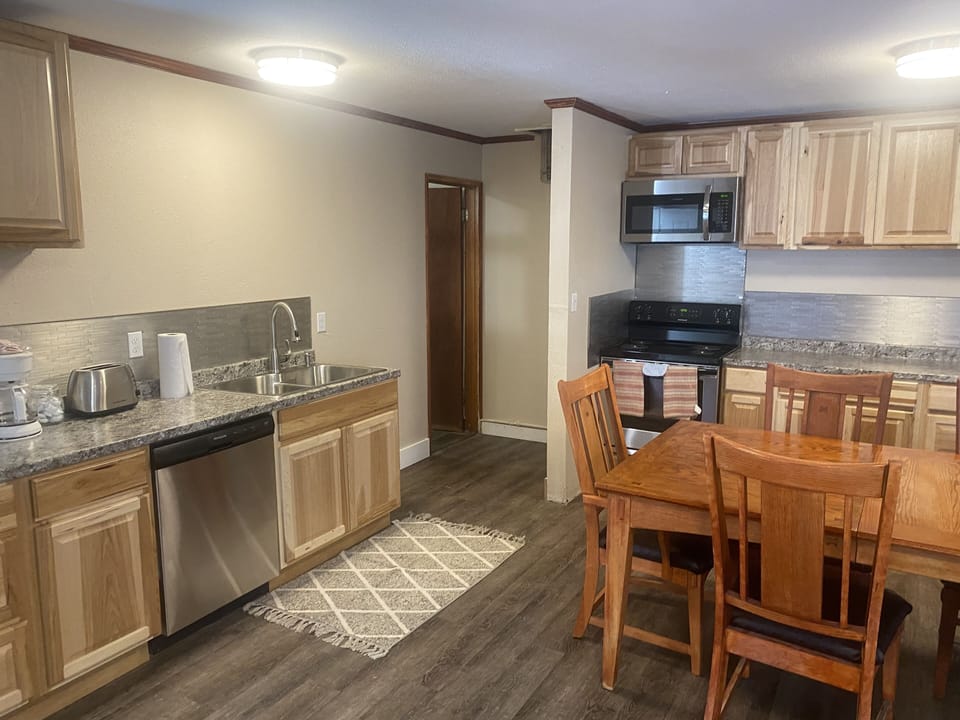 Family Shared Dormitory, Kitchen | Private kitchen | Fridge, microwave, coffee/tea maker