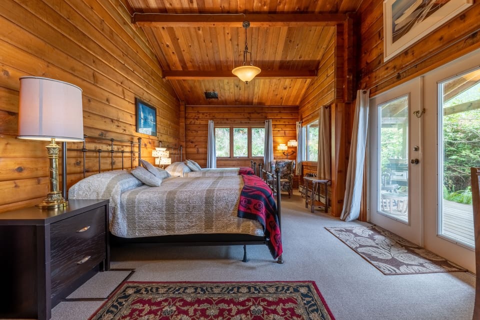 Great Room with access to private deck