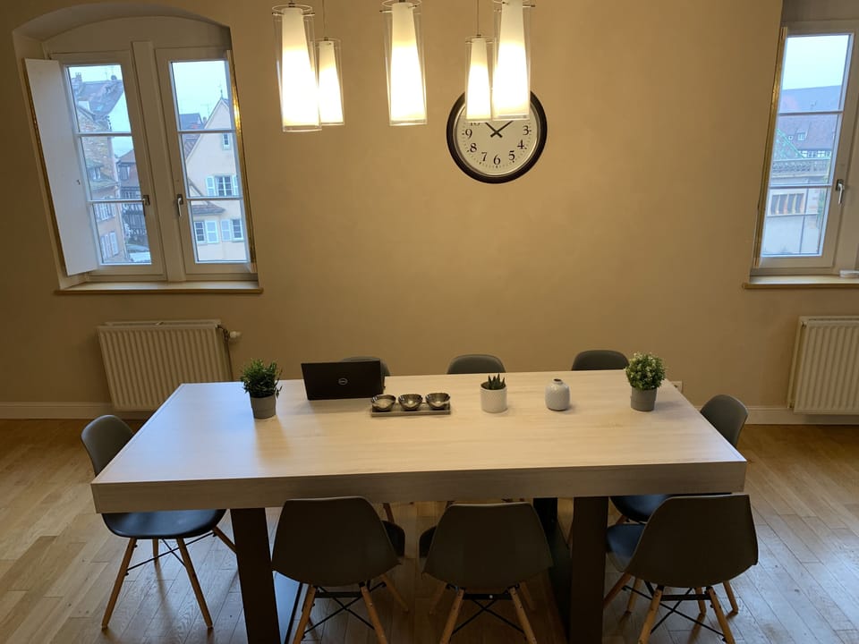 large dinning table