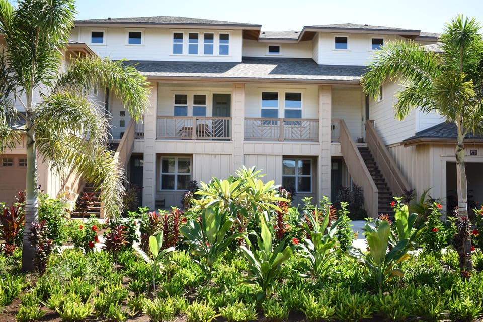 Hale Honu is in Building 4, with entrance under the staircase on the right