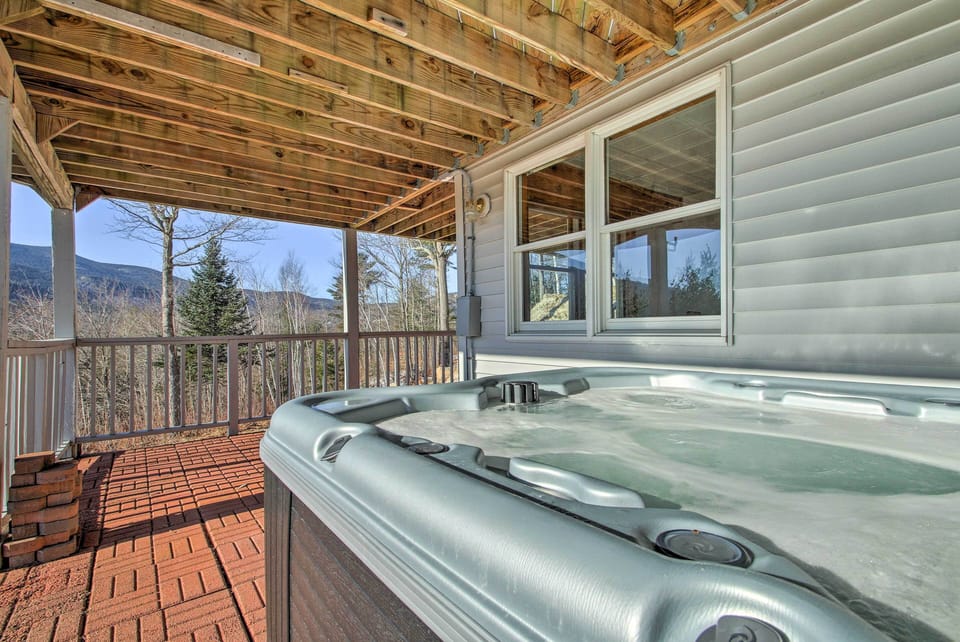 Patio | Private Hot Tub