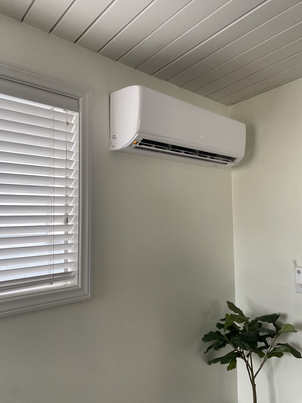 Mini splits for heating/cooling throughout the rental