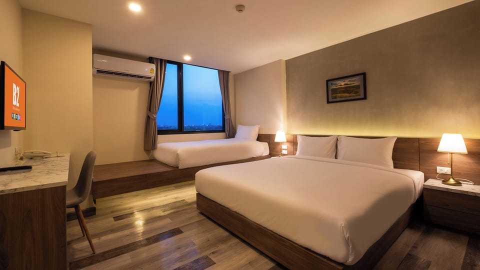 Deluxe Triple Room | In-room safe, blackout drapes, free WiFi, bed sheets