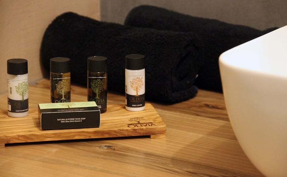 Deluxe Studio Suite | Bathroom amenities | Shower, rainfall showerhead, designer toiletries, hair dryer