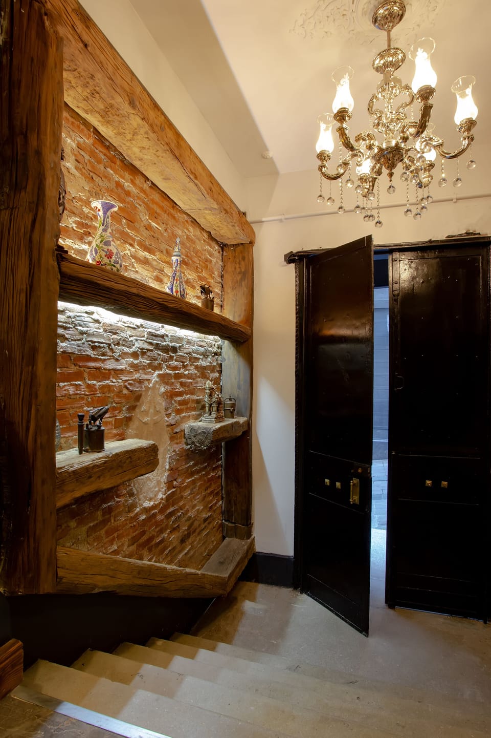 Interior entrance