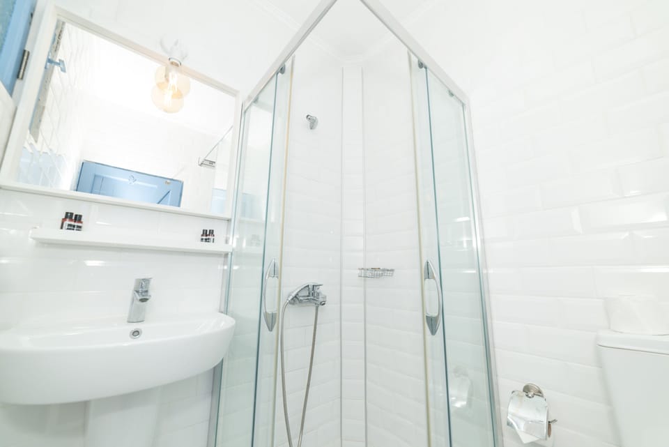 Standard Double Room, 1 Double Bed | Bathroom | Shower, free toiletries, hair dryer, slippers