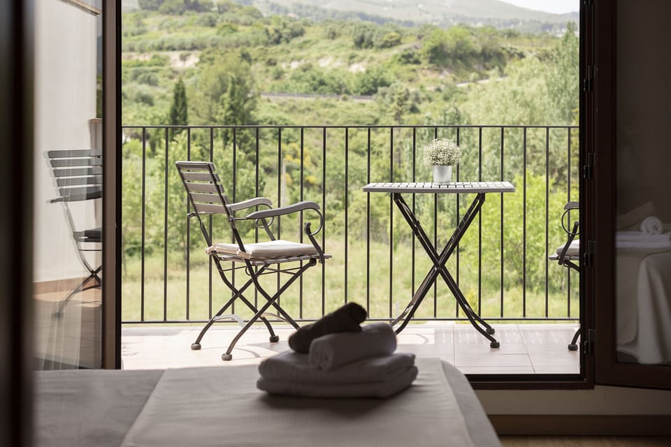 Junior Double Room, Hot Tub, Mountain View | Terrace/patio