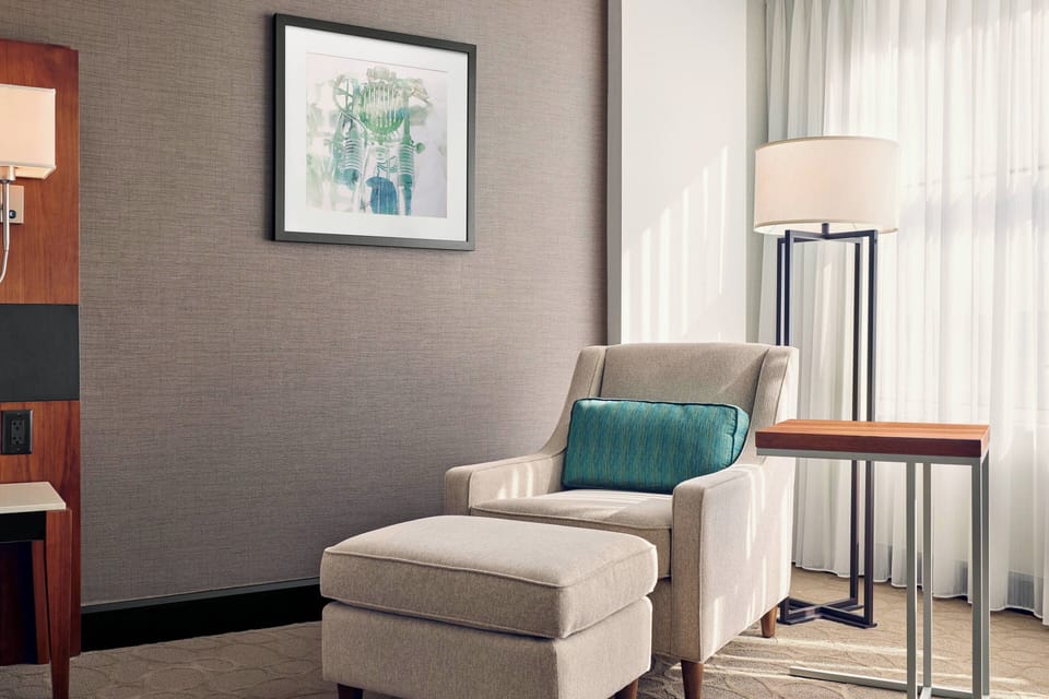 In-room safe, desk, blackout drapes, iron/ironing board