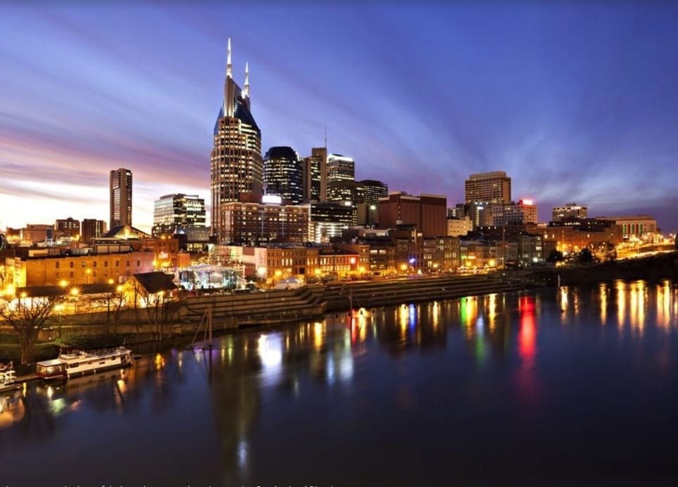 Beautiful Nashville on the Cumberland River!