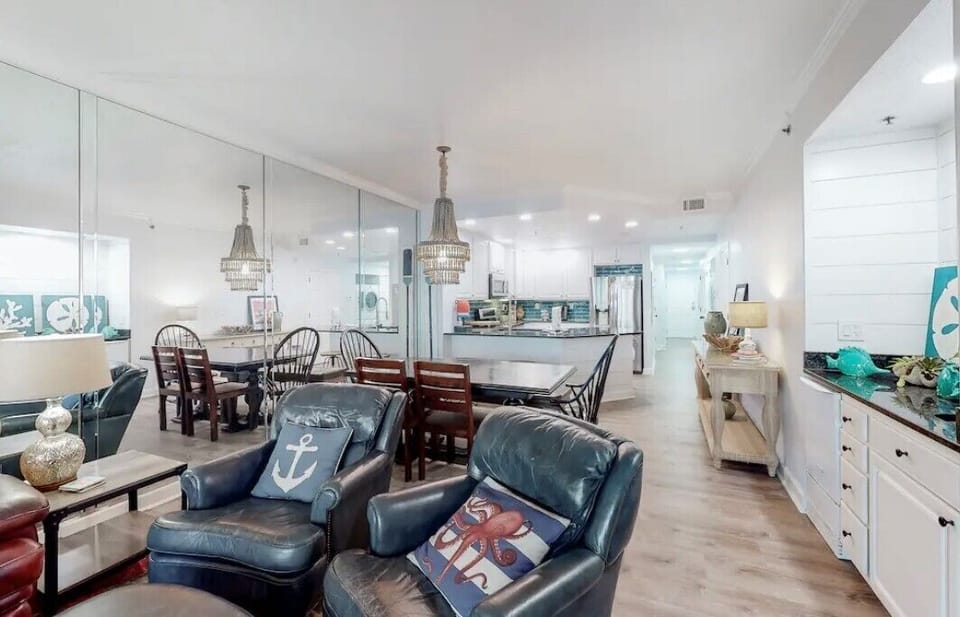 two large comfy leather chairs