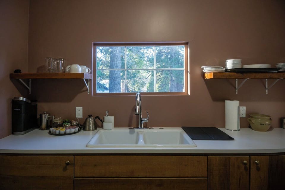 Full kitchen in Cabin 6