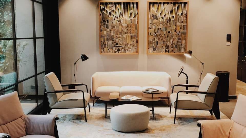 Lobby sitting area