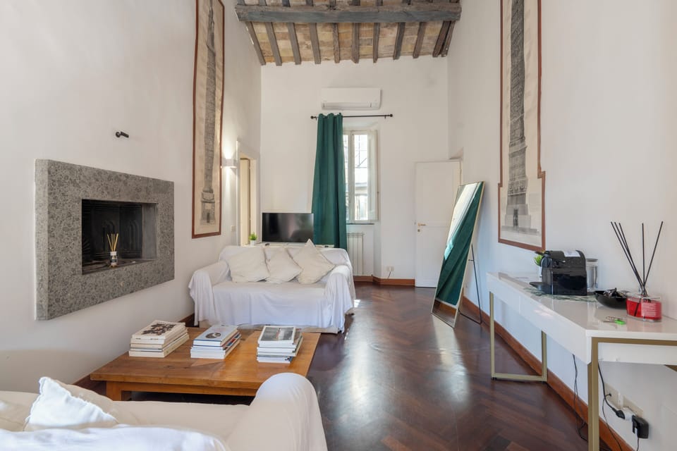 Deluxe Apartment, 2 Bedrooms, Annex Building | Living area | Flat-screen TV