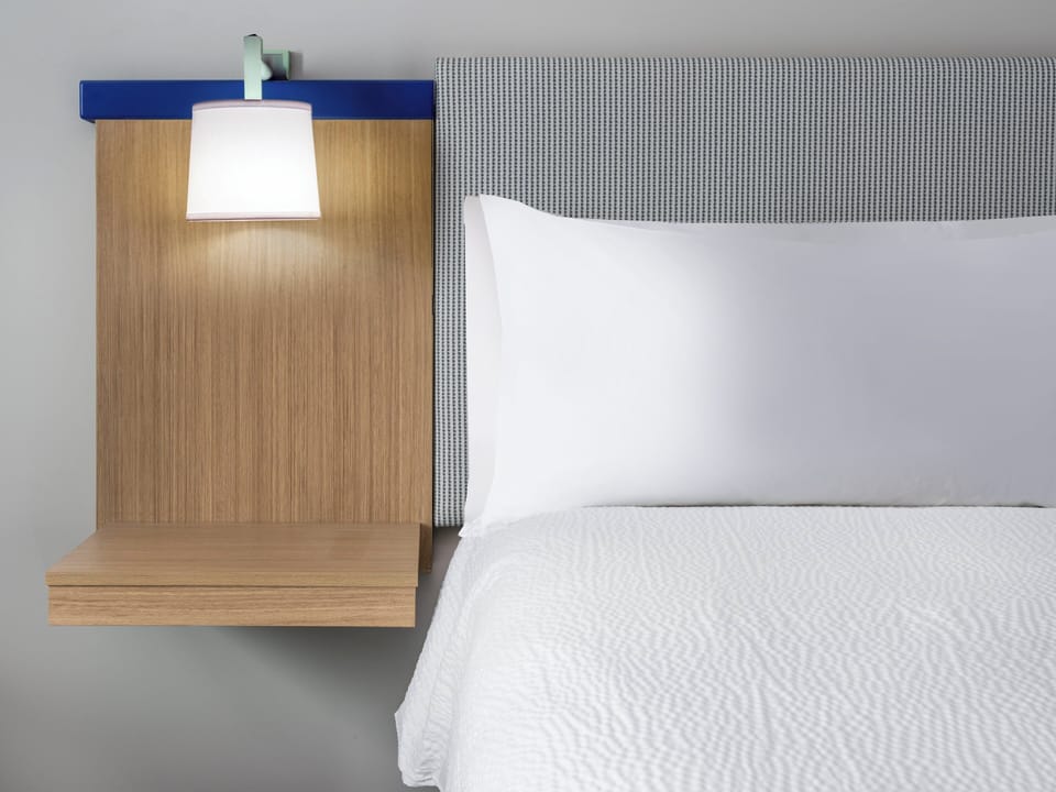 Individually furnished, desk, laptop workspace, iron/ironing board