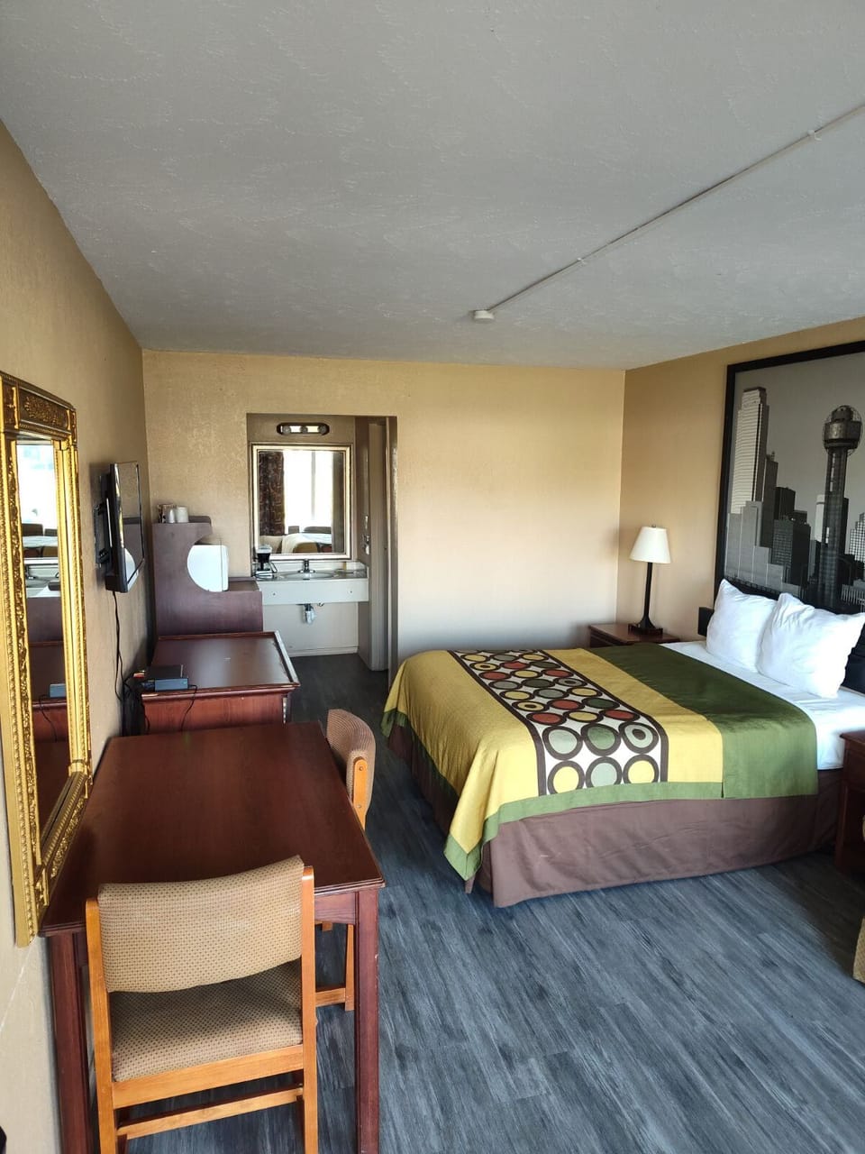 Desk, iron/ironing board (on request), WiFi (free), alarm clocks