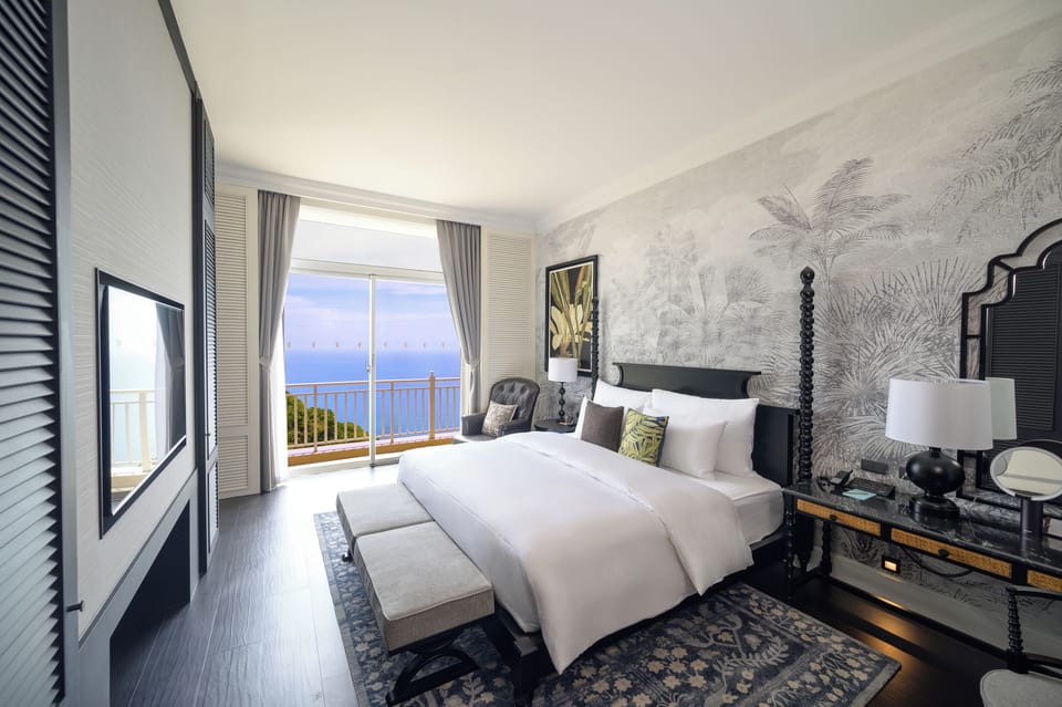 Premium bedding, down comforters, Select Comfort beds, minibar