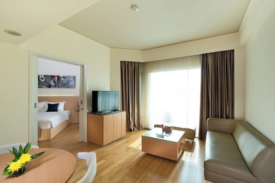43-inch LCD TV with cable channels
