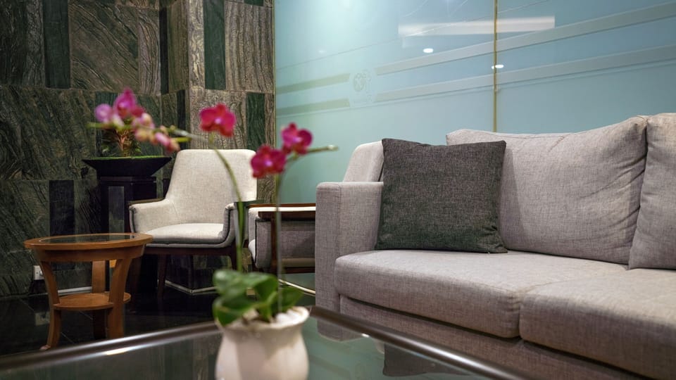 Lobby sitting area