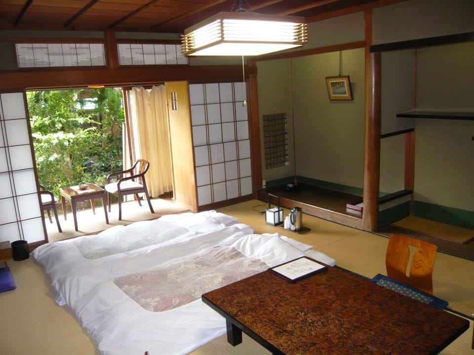 Japanese-Style Room with Shared Bathroom (10 tatami mats), Non Smoking | Living area | 20-inch LCD TV with digital channels