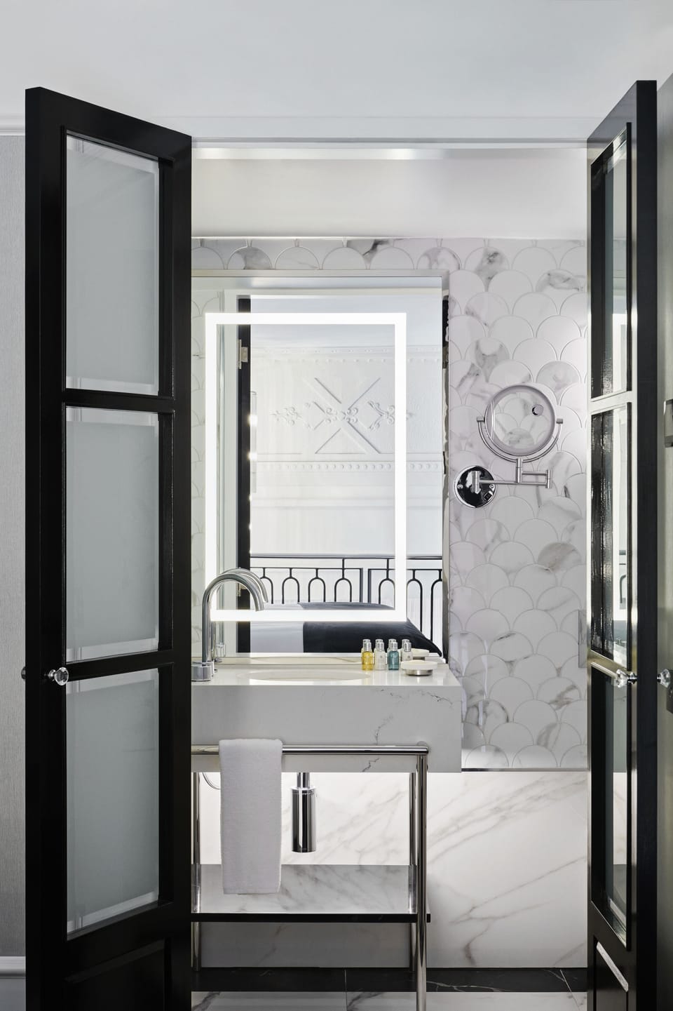 Loft Suite | Bathroom | Designer toiletries, hair dryer, bathrobes, slippers