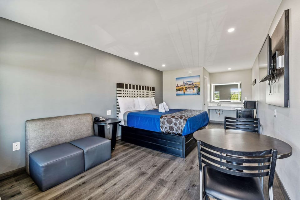 Individually furnished, blackout drapes, free WiFi, bed sheets