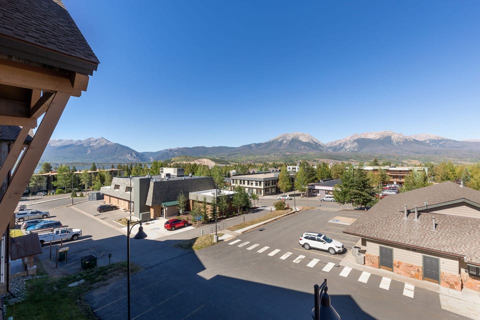 Sweeping mountain vistas frame the charming downtown area, creating a picturesque backdrop for your mountain getaway.