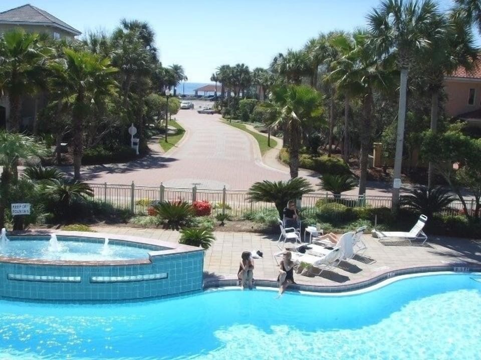 Cayman Palms Community Pool and Hot Tub area