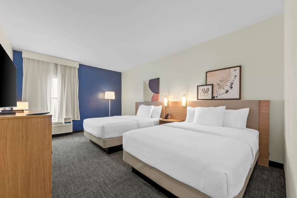 Room, 2 Queen Beds | Premium bedding, desk, iron/ironing board, cribs (surcharge)