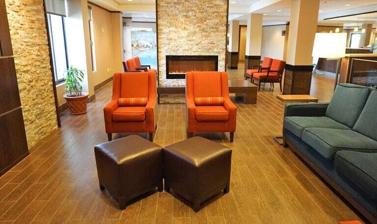 Lobby sitting area