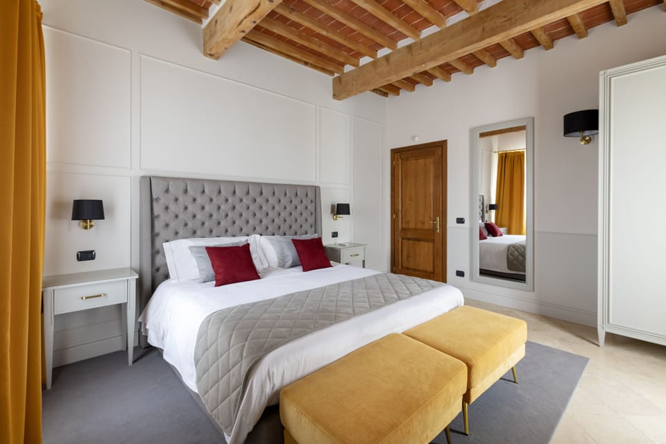 Premium bedding, down comforters, Select Comfort beds, minibar