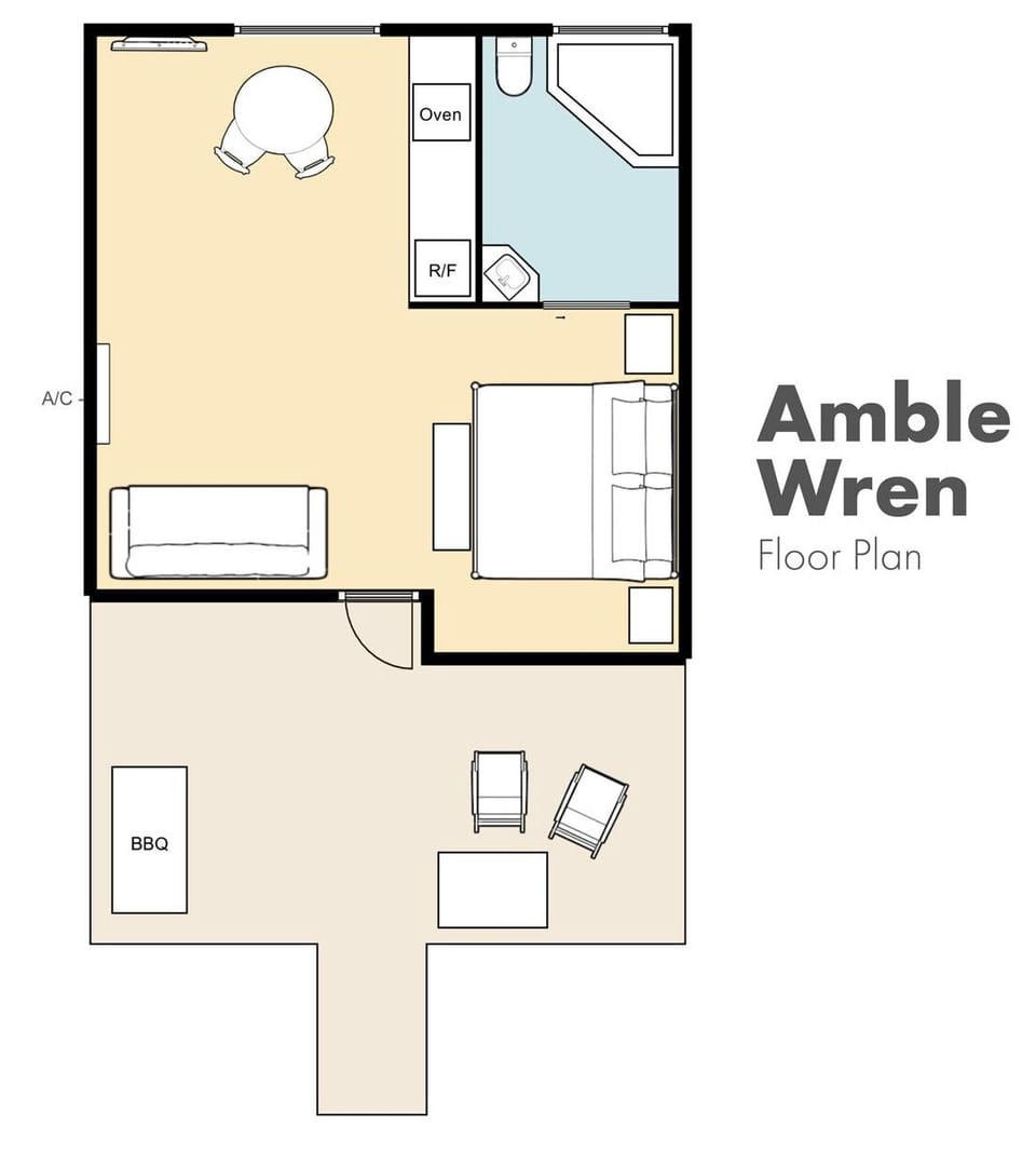 Amble Wren Cottage | Floor plan