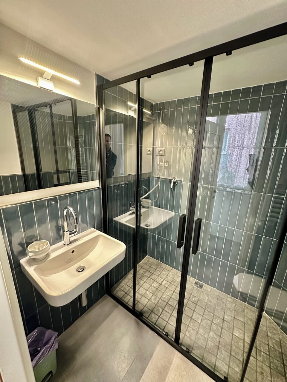 Panoramic Penthouse, 2 Bedrooms, Balcony, Sea View | Bathroom | Shower, rainfall showerhead, eco-friendly toiletries, hair dryer