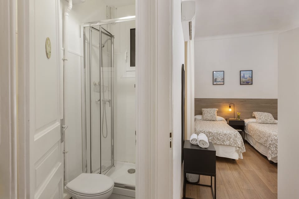Double or Twin Room, Private Bathroom | Bathroom | Shower, rainfall showerhead, designer toiletries, hair dryer