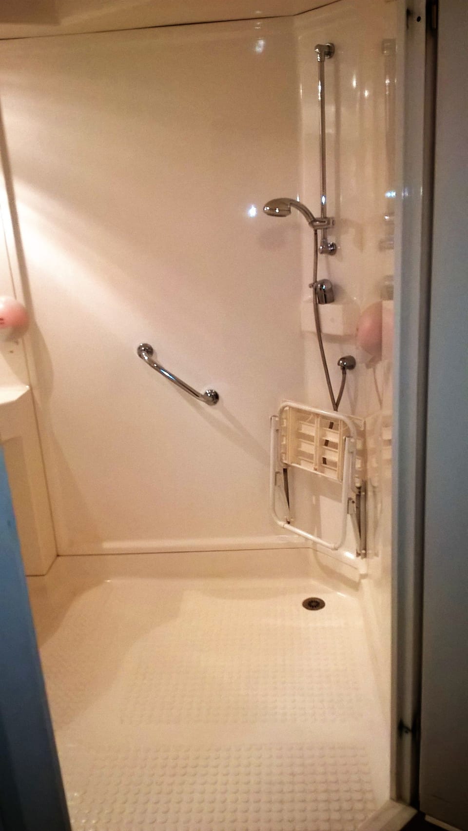 Standard Double Room, Accessible | Bathroom shower