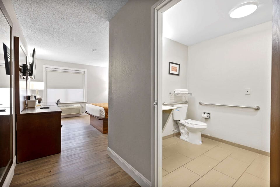 Room, 1 Queen Bed, Accessible, Non Smoking | Desk, blackout drapes, iron/ironing board, free WiFi