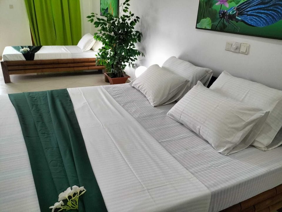 Hypo-allergenic bedding, blackout drapes, soundproofing, bed sheets