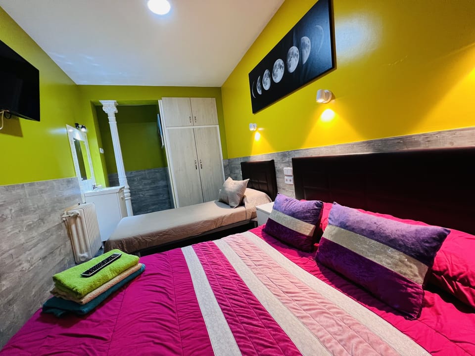 Triple Room, Shared Bathroom | Iron/ironing board, free WiFi